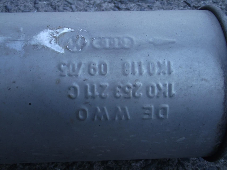 Volkswagen Golf Exhaust System Engine Code Bkd 1k0253011c Mk5 2.0 Diesel 04-09F - Image 4 of 4