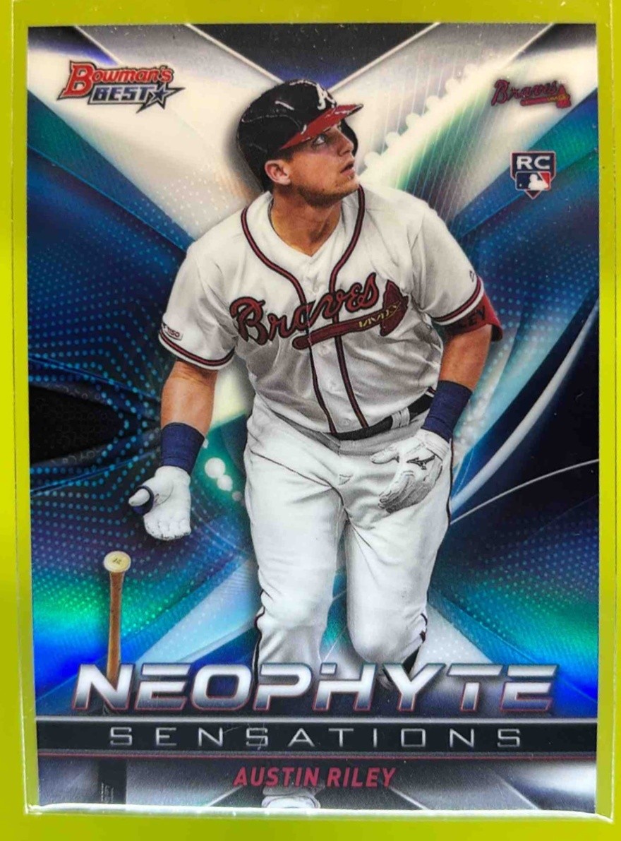 2019 Bowman's Best Austin Riley Neophyte Sensations Atlanta Braves #NS-3 RC
