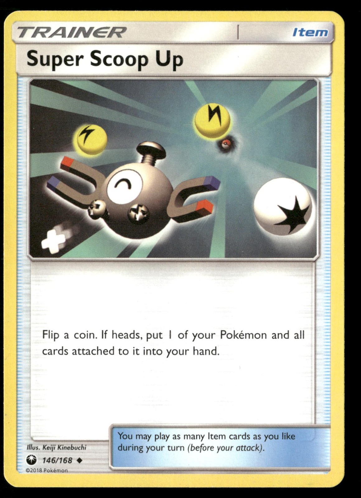 Super Scoop Up 146/168 Uncommon Celestial Storm Pokemon Near Mint