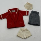 Vintage Barbie Mattel RESORT SET #963 Incomplete Blazer Shirt Shorts Visor