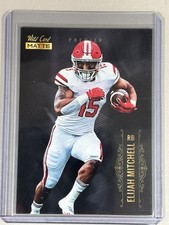 2021 Wild Card MATTE Black Retail Elijah Mitchell #MBC-66 Louisiana Rookie Card