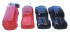 New ListingLot/4 Vtg Avon (3 Empty) Beetle/Bug/Bus Glass Bottles - As Is