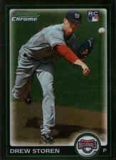 2010 Bowman Chrome #199b Drew Storen