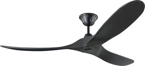 Maverick 60" Ceiling Fan - Matte Black Finish with Black Blades, DC Motor - Picture 1 of 7