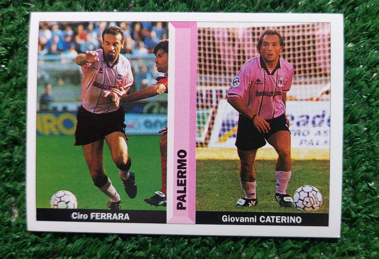 FIGURINA PIANETA CALCIO 96/97 DS PALERMO 466 FERRARA CATERINO STICKER 1997⚽️