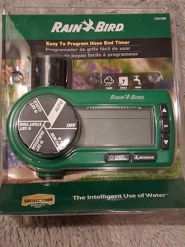 Rain Bird 1ZEHTMR 7-Day Setting Electronic Digital Hose End Timer, One Zone