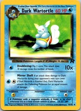 Dark Wartortle Unlimited Uncommon Team Rocket 46/82 LP on eBay