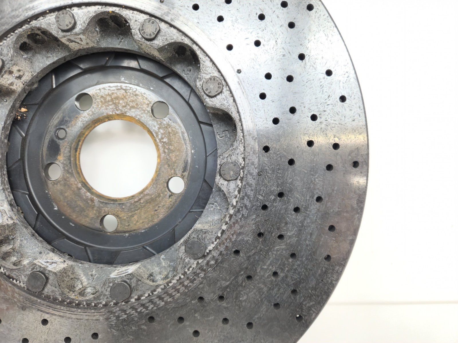 2015-2017 MCLAREN 675LT FRONT BRAKE ROTOR CARBON CERAMIC DISC OEM
