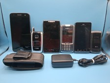 Lot Of 6 Vintage Cell Phones Blackberry 7130c Nokia LG Motorola