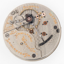 Scarce Hamilton Railroad Grade 943 18-Size Antique Pocket Watch Movement