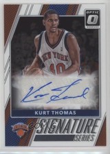 2017-18 Panini Donruss Optic Signature Series Kurt Thomas #75 Auto 5l1