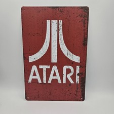 Atari Game System - Metal Sign