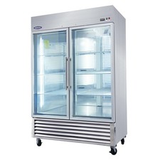 54-inch Commercial Glass Door Fridge 49CuFt Capacity,6 Adjustable Shelves