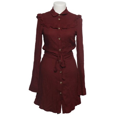 Divided by H&M, Blusenkleid, Größe: 36, Rot, Viskose, Einfarbig, Damen #mTo