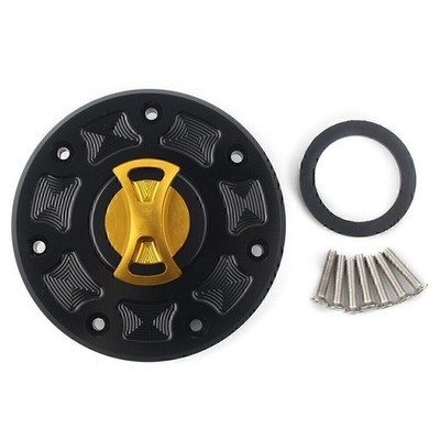 Fuel Gas Tank Cap Cover For Kawasaki Ninja 500 ZX-6 7 ZX-9 ZRX