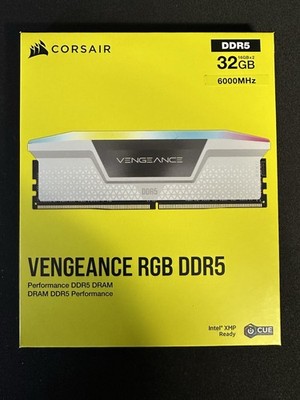 CORSAIR - VENGEANCE RGB 32GB (2x16GB) DDR5 6000MHz Desktop Memory - Ships Now