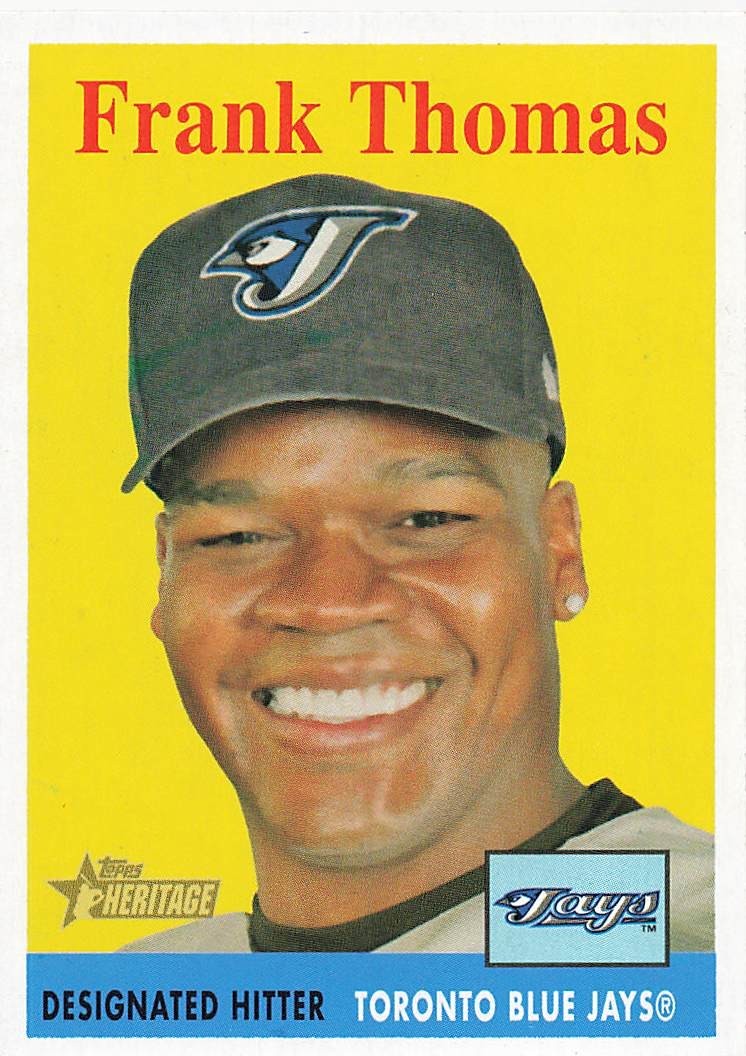 FRANK THOMAS 2007 TOPPS HERITAGE #409