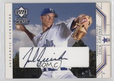 2002 Upper Deck Prospect Premieres Future Gems Zack Greinke #93 Auto 0u7