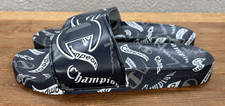 Champion Sandals Mens 9M Blue White Gray IPO Doodle Slide Sandal Outdoors NEW