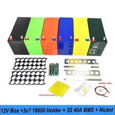 BMS 12V 3S 7P 40A Li-ion Battery Pack Case Insulation Epoxy for 18650 Power Wall