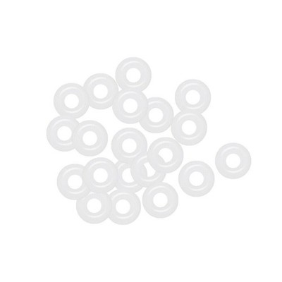 Silicone O-Rings 5mm OD 2mm ID 1.5mm Width, Seal Gasket White 20Pcs  #pq