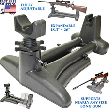 RIFLE SHOOTING REST FULLY ADJUSTABLE STEADY BENCH HEAVY DUTY EXPANDABLE STAND