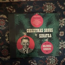 Frank Sinatra Christmas Songs Vinyl 4 Record complete Box Set Columbia Records