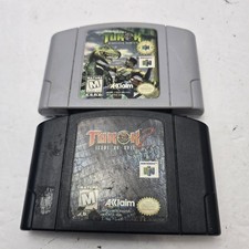 Turok: Dinosaur Hunter & Seeds Of Evil (Nintendo 64, 1997) CARTRIDGE ONLY 