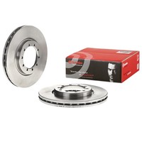 2X Brembo Bremsscheiben 290Mm InnenbelÜFtet Vorne Passend FüR Renault Mascott