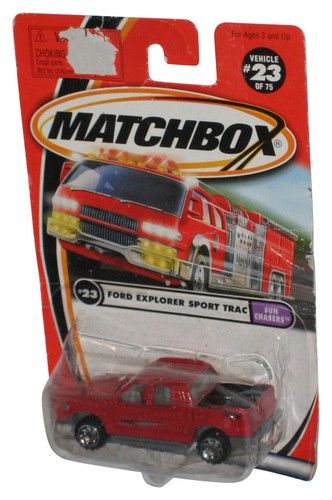Matchbox Sun Chasers (2000) rot Ford Explorer Sport Trac LKW #23/75 - (beschädigt