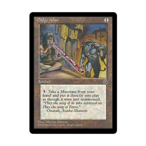 WOTC MtG Homelands Didgeridoo (R) EX