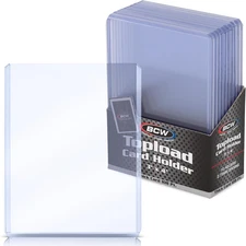 108 PT. Thick Card Topload Holder - Pack of 1 | Durable Rigid PVC Toploader | To