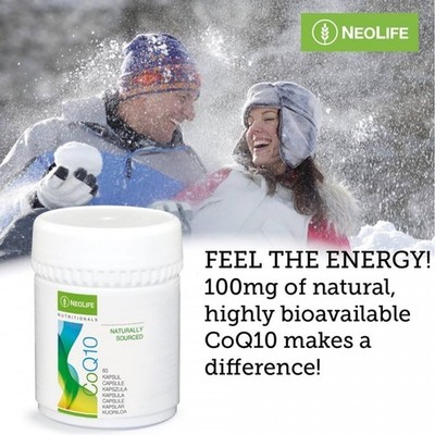 CoQ10 Kapseln vegan Herz Energie Zellschutz   Premium Bioverfügbarkeit NeoLife