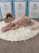 AUTHENTIC NWT Jellycat LARGE Rose Dragon Pink Mythical Creature - RETIRED RARE