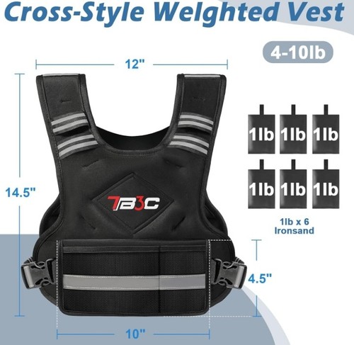 Weighted Vest for Men and Women 11-20lb Vest .................................E1 - Picture 2 of 9