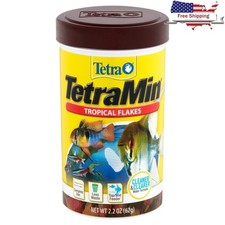 Tropical Fish Food Flakes Nutritionally Balanced Clear Water Formula 2.2oz New