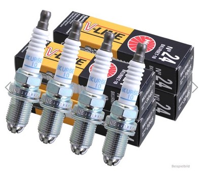 4x NGK ZÜNDKERZE V-LINE FÜR ALFA MITO FIAT 500 PANDA PUNTO LANCIA MUSA 1.2 1.4