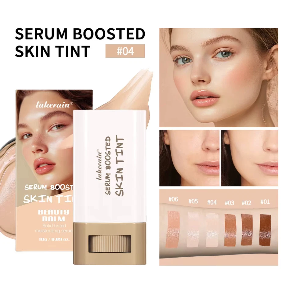 Stick Foundation Balm – Serum-Infused Skin Tint, Smooth High-Coverage, Travel - Image 2 of 4