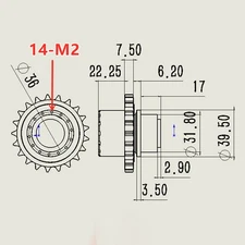 Brushless Drive Wheel Power Walking fit for RC Model Hydraulic Excavator Part