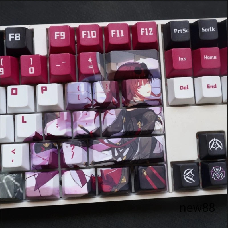 Honkai:Star Rail Game Kafka Theme Translucent 108 PBT Cherry Keycaps No Keyboard - Image 3 of 4
