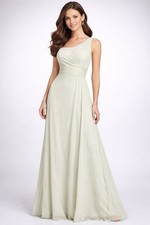 azazie bridesmaid dress | Light green | chiffon | azazie charlize | size C
