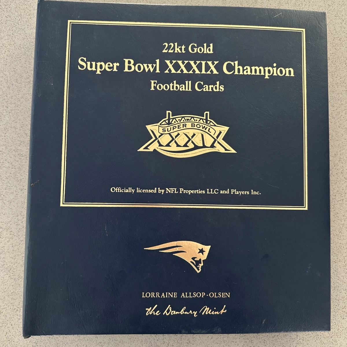 Danbury Mint 22kt Gold Football Cards | eBay