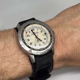 Vintage Timex Shenmue Expedition Ryo Watch Sega Dreamcast White - Runs, READ!