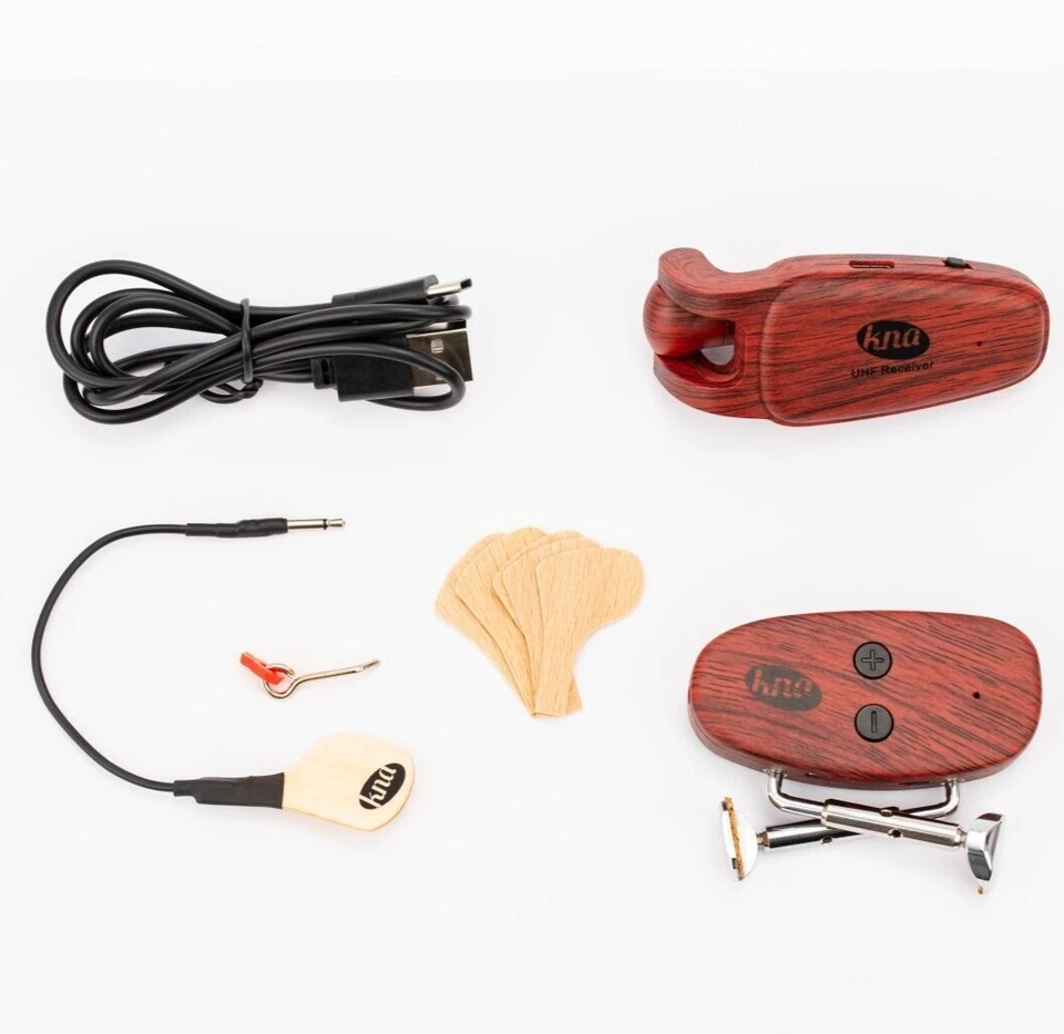 kna MP-WI Mandolin Bridge Clip-On Wireless Piezo Pickup with Volume D - Image 2 of 4