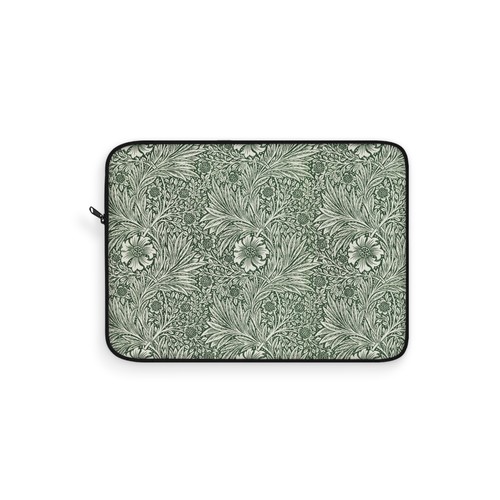 Élégant motif floral vert William Morris - housse pour ordinateur portable - étui botanique - Photo 5/10