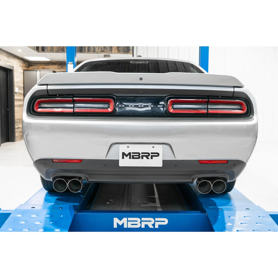 Escape trasero MBRP S7116AL Armor Lite acero gato para Dodge Challenger 2015-16 5,7 L Foto 3 de 4