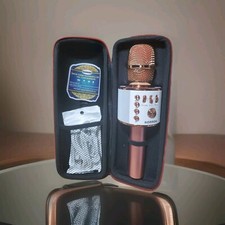 Portable Karaoke Microphone for Kids, Wireless Bluetooth Karaoke Mic for Singin