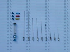 Liposuction Facial Face Fat Graft Luer lock Cannula Set Cosmetic Plastic Surgery