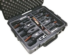 Case Club 10 Pistol Pre-Cut Waterproof Case with Silica Gel x 2 (Non-Wheeled)