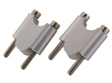 Tusk Handlebar Riser Kit 1 1/8 Bars 30mm Rise Mx Motorcycle Atv Xc Bar Risers 01